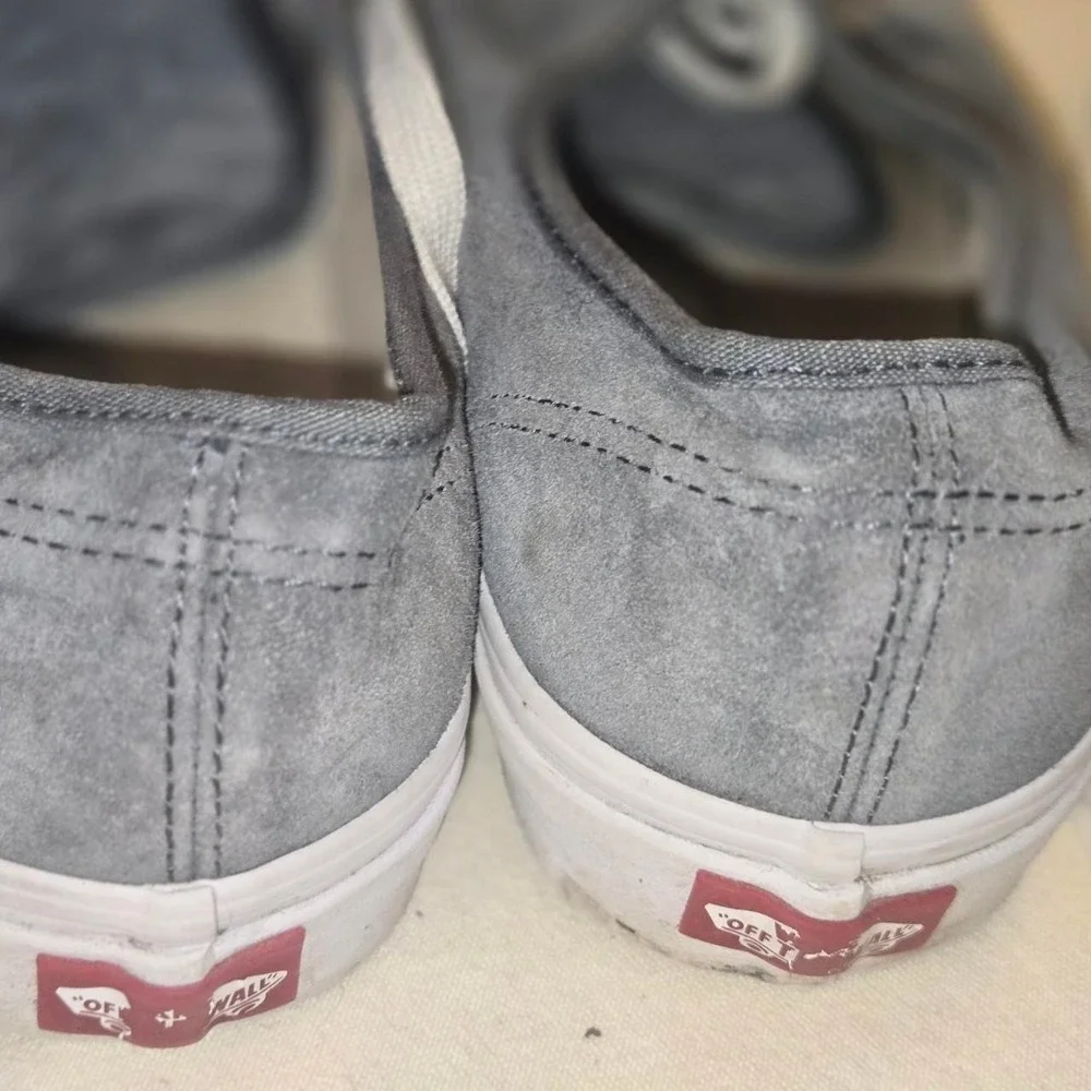 Vans Authentic Pig Suede 'Ashley Blue' Sneakers Size 10
